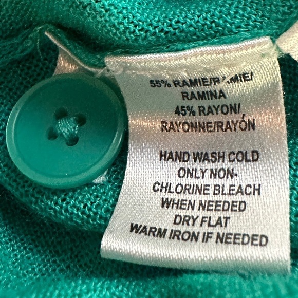 LOFT Green cardigan - Picture 5 of 9